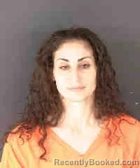 Mugshot of ANGELA DANIELLE DELGADO booked in Sarasota County, Florida on March 23, 2026