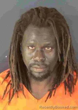 Mugshot of JAMES LOKENYI LOKULELE booked in Sarasota County, Florida on March 12, 2026