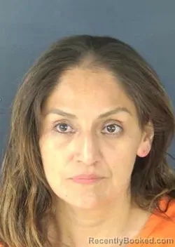 Mugshot of Estrellita Jamie Cruz booked in Sarasota County, Florida on August 9, 2026