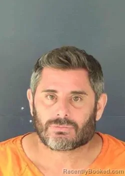 Mugshot of Michael Benjamin Brugnola booked in Sarasota County, Florida on August 15, 2026