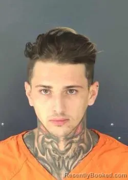 Mugshot of Christian Tyler Shunk booked in Sarasota County, Florida on August 25, 2026