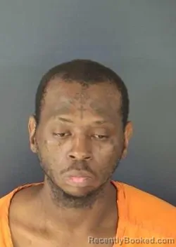 Mugshot of Fabian Latrell Morrison booked in Sarasota County, Florida on September 3, 2026