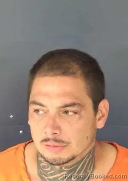 Mugshot of Justy Fabian Ortiz booked in Sarasota County, Florida on October 23, 2026