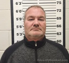 Mugshot of Brent Lee Ginther booked in Thomas County, Kansas on March 22, 2026