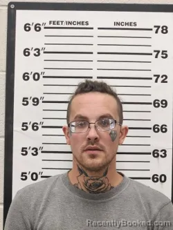 Mugshot of Dalton Dewayne Vannaken booked in Thomas County, Kansas on April 6, 2026