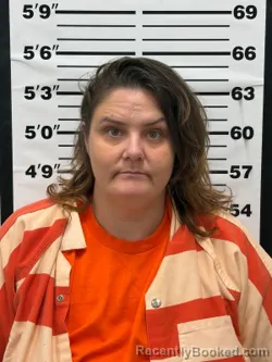 Mugshot of Marcina Lee Bussen booked in Thomas County, Kansas on June 15, 2026