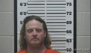Mugshot of Lucas Alexander Moore booked in Thomas County, Kansas on August 14, 2026