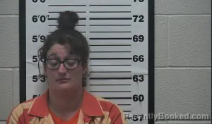 Mugshot of Megan Lee White booked in Thomas County, Kansas on August 18, 2026