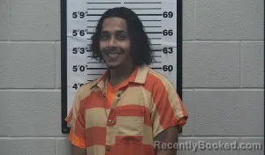 Mugshot of Angel Moreno booked in Thomas County, Kansas on August 26, 2026
