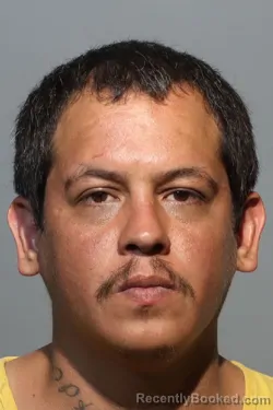 Mugshot of ANGEL ADRIAN LEIJA booked in Seminole County, Florida on March 7, 2026