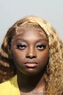 Mugshot of Jariah Jackson booked in Seminole County, Florida on August 10, 2026