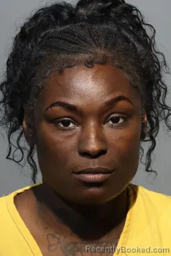 Mugshot of Samaria Williams booked in Seminole County, Florida on August 21, 2026