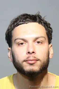 Mugshot of Christian Edwin Oquendo booked in Seminole County, Florida on August 25, 2026