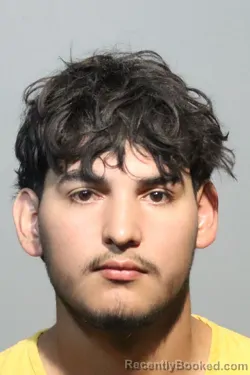 Mugshot of Kevin Elias Rodriguez Gomez booked in Seminole County, Florida on August 25, 2026