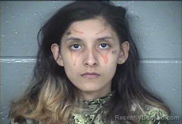 Mugshot of KARINA RUBY MUNOZ booked in Wyandotte County, Kansas on March 18, 2026