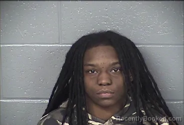 Mugshot of BRE'ONA YVONNE HALL booked in Wyandotte County, Kansas on March 23, 2026