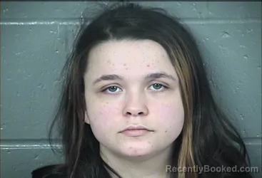 Mugshot of RABECCA NICHOLE BURGER booked in Wyandotte County, Kansas on March 23, 2026