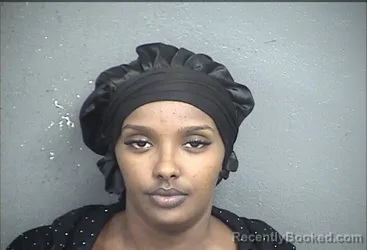 Mugshot of AYAN MOHAMED SHARIF booked in Wyandotte County, Kansas on July 7, 2026