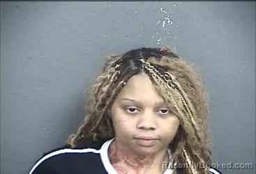 Mugshot of JAMESHA LASHE DOUGLAS booked in Wyandotte County, Kansas on July 19, 2026