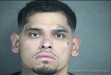 Mugshot of Gerardo Emanuel Mendoza booked in Wyandotte County, Kansas on July 25, 2026