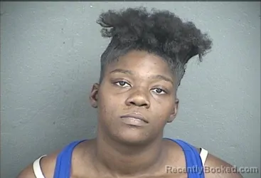 Mugshot of Zharia Chanae Peterson booked in Wyandotte County, Kansas on July 27, 2026