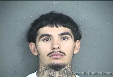 Mugshot of Christian Alexander Barrera booked in Wyandotte County, Kansas on August 2, 2026