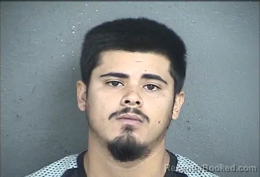 Mugshot of Alexis Chrisianto Salas Farias booked in Wyandotte County, Kansas on August 6, 2026