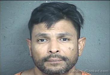 Mugshot of Marcos Alonso Barrios booked in Wyandotte County, Kansas on August 8, 2026