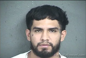 Mugshot of Chris Manuel Patricio-Carbajal booked in Wyandotte County, Kansas on August 9, 2026