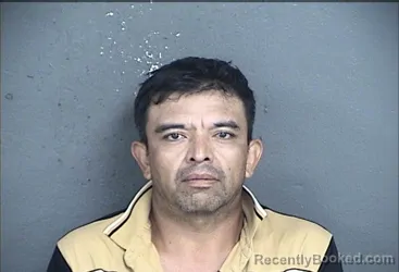 Mugshot of Ausencio Serrano Cruz booked in Wyandotte County, Kansas on September 26, 2026