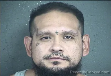 Mugshot of Angel Serrano booked in Wyandotte County, Kansas on October 9, 2026