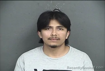 Mugshot of Christian Omar Vazquez booked in Wyandotte County, Kansas on October 9, 2026