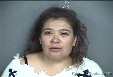 Mugshot of Rubi Leticia Pacheco booked in Wyandotte County, Kansas on October 10, 2026