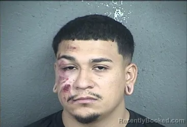 Mugshot of Paul Alexander Delgado booked in Wyandotte County, Kansas on October 12, 2026