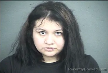Mugshot of Sanjuana Flores Gomez booked in Wyandotte County, Kansas on October 13, 2026