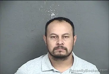 Mugshot of Carlos Andrey Zapata-Monroy booked in Wyandotte County, Kansas on October 14, 2026