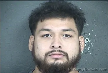 Mugshot of Juan Alverto Menchaca-Rodriguez booked in Wyandotte County, Kansas on October 16, 2026