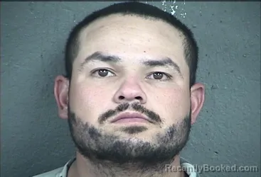 Mugshot of Ricardo Aaron Cano booked in Wyandotte County, Kansas on October 16, 2026