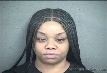 Mugshot of Diamond Lashaunda Johnson booked in Wyandotte County, Kansas on October 23, 2026