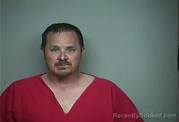 Mugshot of Daren Ray Johnson booked in Adams County, Ohio on August 23, 2026