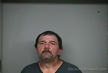 Mugshot of Jeremy Ray Collett booked in Adams County, Ohio on July 12, 2026