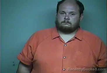 Mugshot of JUSTIN RAY HESLER booked in Adams County, Ohio on April 18, 2026