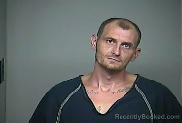 Mugshot of Kaleb Dustin Apgar booked in Adams County, Ohio on August 21, 2026