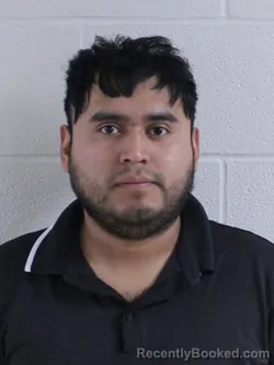 Mugshot of Selvin Vasquez-Martinez booked in Ashland County, Ohio on September 26, 2026