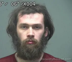 Mugshot of TYLER LEE PAVICH booked in Athens County, Ohio on March 23, 2026