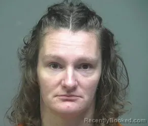 Mugshot of Amber Dawn Steinmetz booked in Athens County, Ohio on August 26, 2026