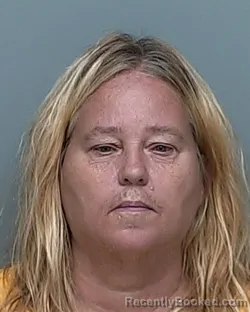 Mugshot of Sherry Lee Mesnard booked in Auglaize County, Ohio on August 6, 2026