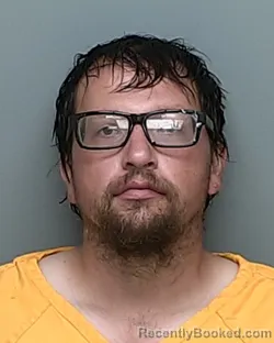 Mugshot of Nathaniel Paul Kline booked in Auglaize County, Ohio on August 9, 2026