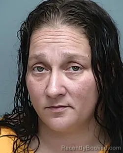 Mugshot of Donna Jo Ginter booked in Auglaize County, Ohio on October 16, 2026