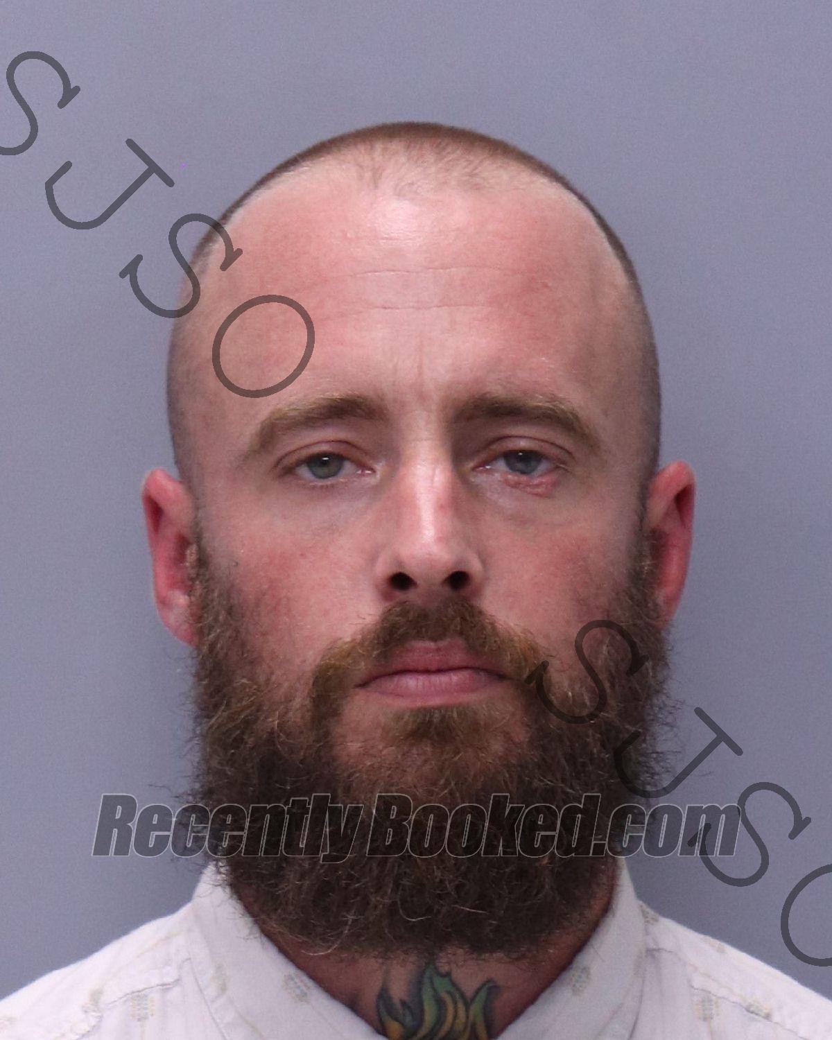 Booking photo from St Johns County, Florida